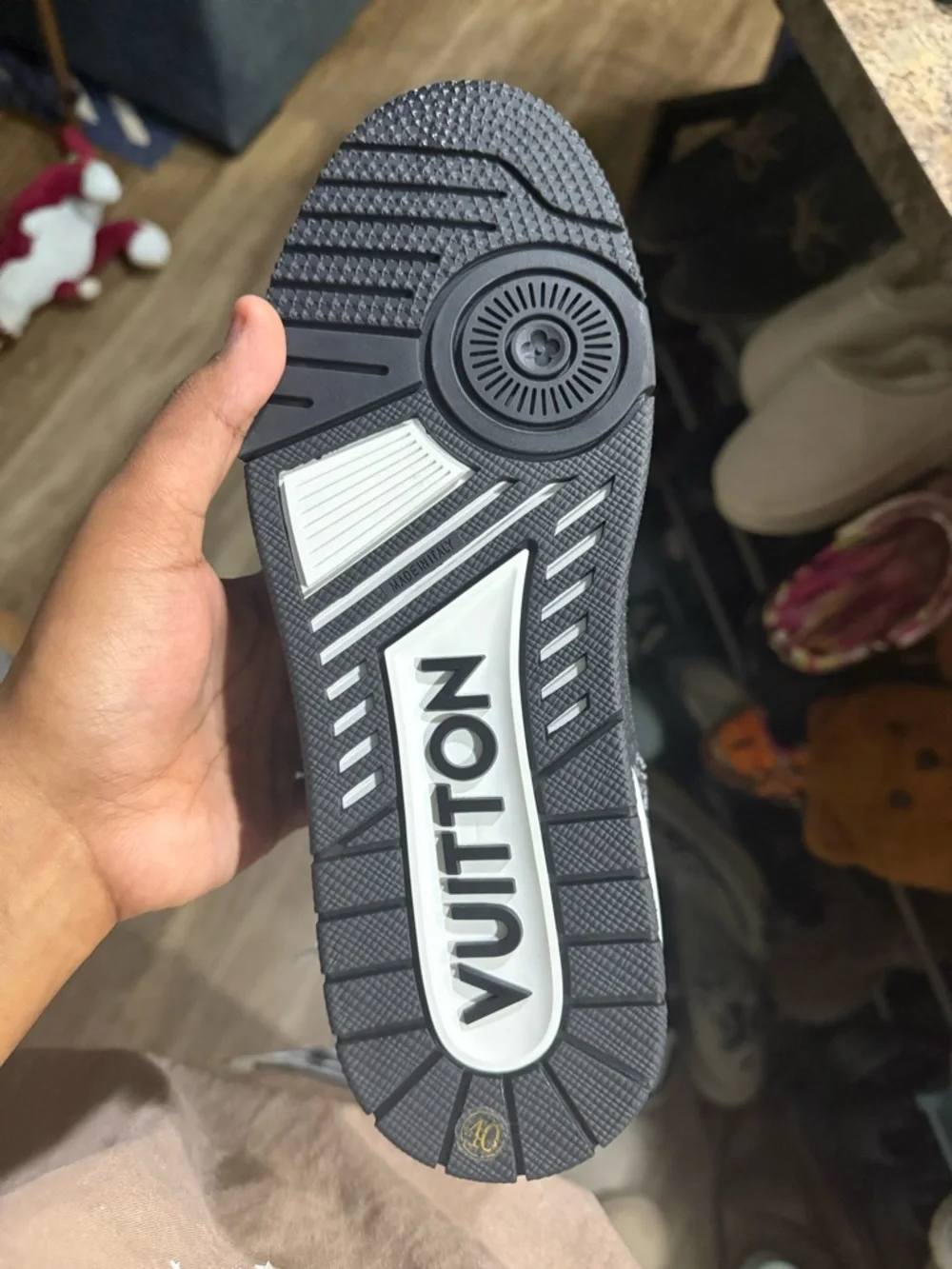 Louis Vuitton LV Trainer Black Damier 3D Denim - Picture 6 of 6